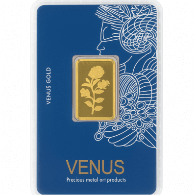 شمش طلا 200 سوتی ونوس 18 عیار  عکس محصول