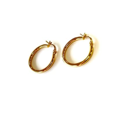 گوشواره حلقعه ای ساده  عکس محصول