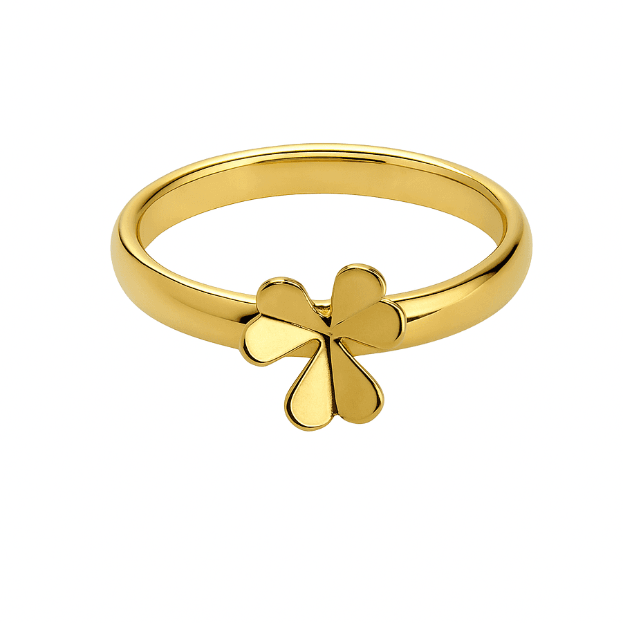 انگشتر شبدر برجسته عکس محصول