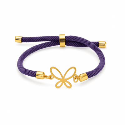 دستبند طلا ‍‍‍‍‍پروانه عکس محصول