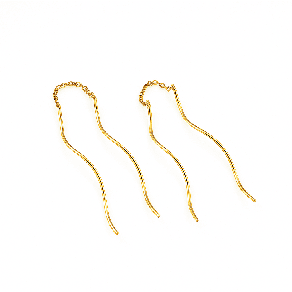 گوشواره کرلی عکس محصول