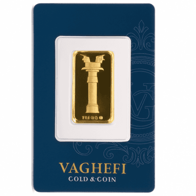 شمش طلا 900 سوتی 24عیار عکس محصول