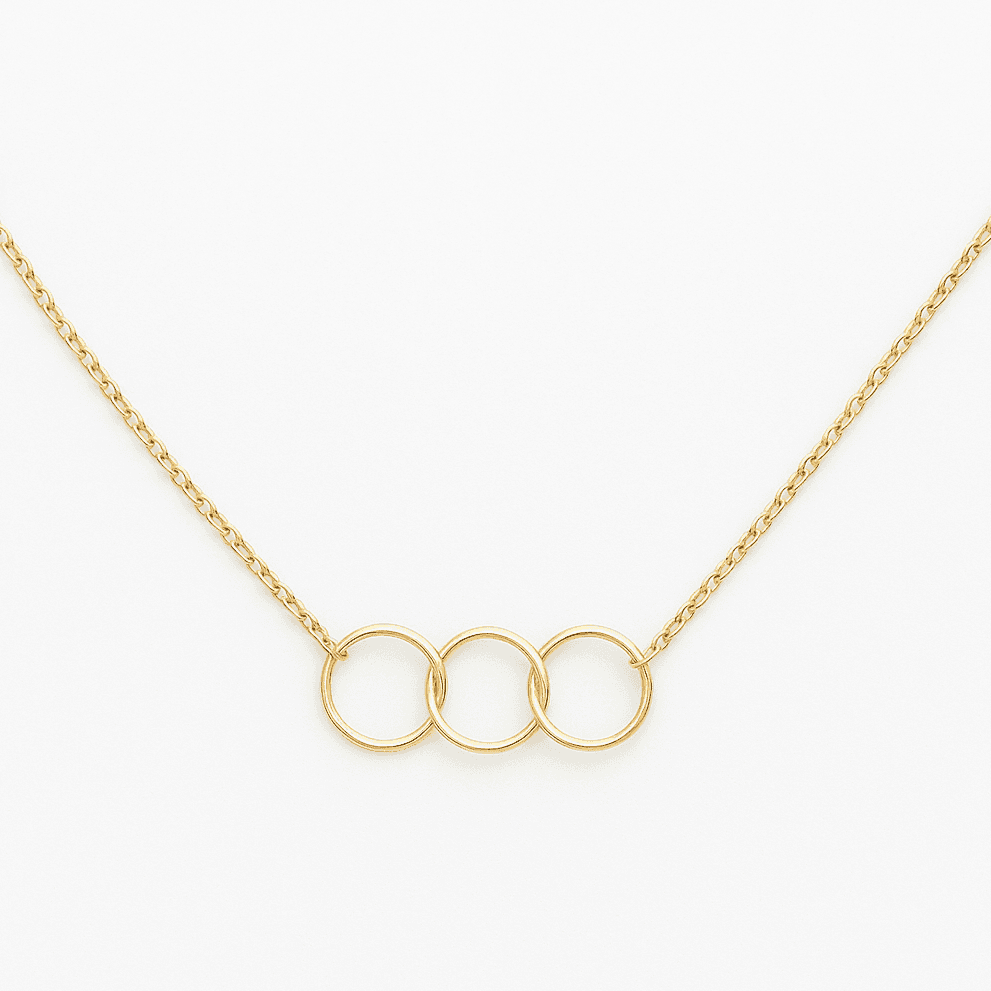 گردنبند سه حلقه عکس محصول