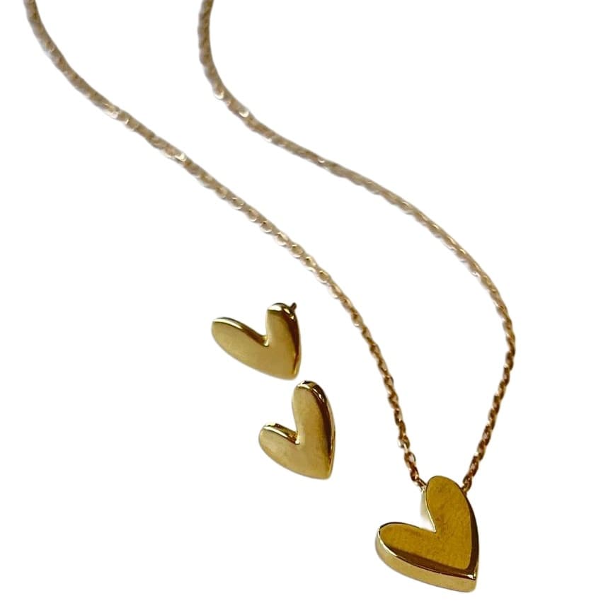 نیم ست قلب دفرمه عکس محصول