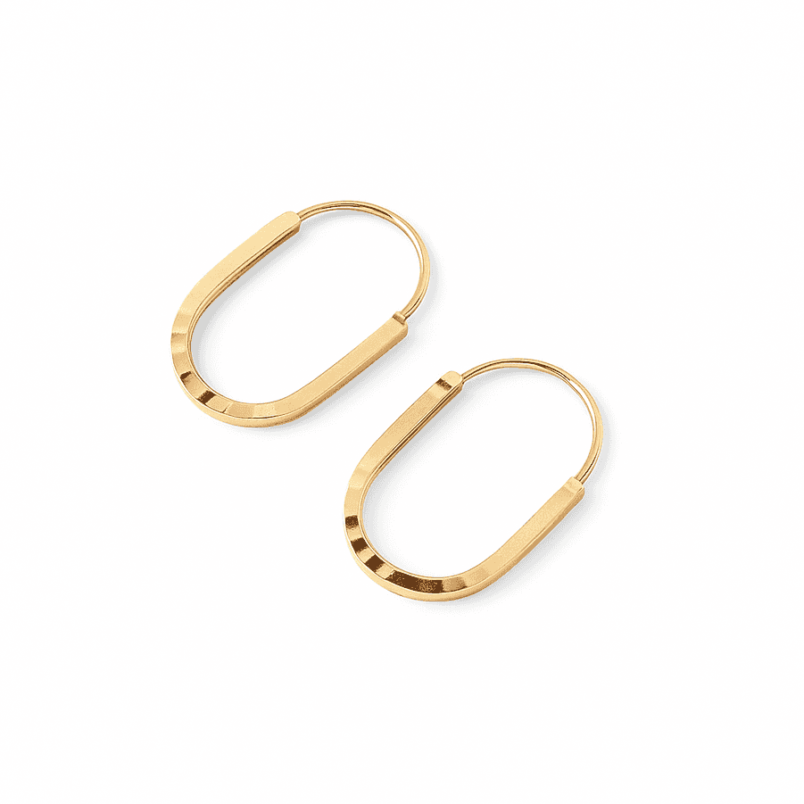 گوشواره بیضی عکس محصول