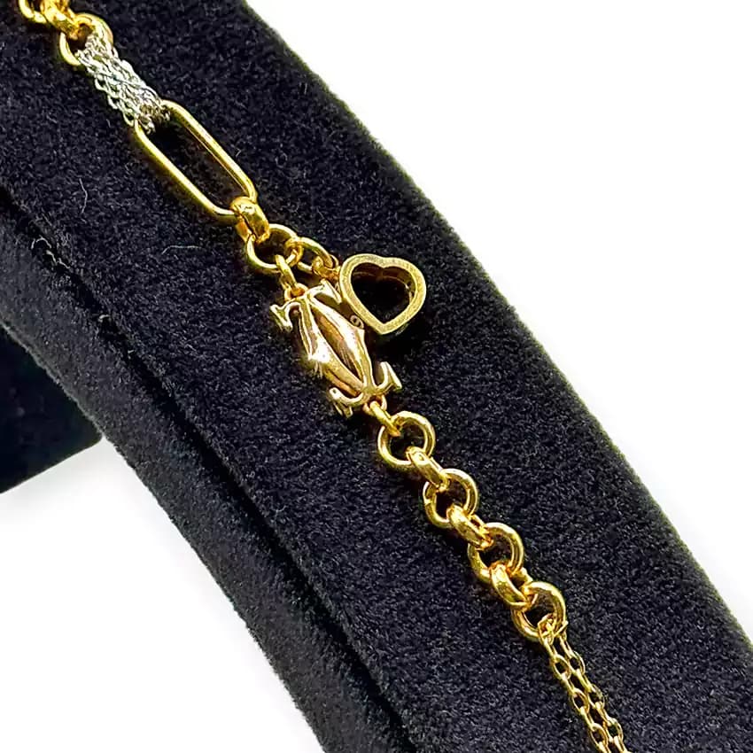 دستبند زنجیری ترکیبی عکس محصول